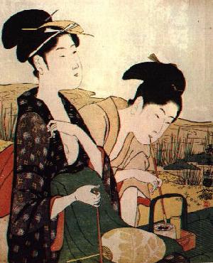 'Lovers' by Chôki (ca. 1800)