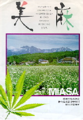 MIASA town brouchure with Hemp leaf.